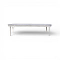 Lutetia Swedish Dining Table - Swedish Rubbed White