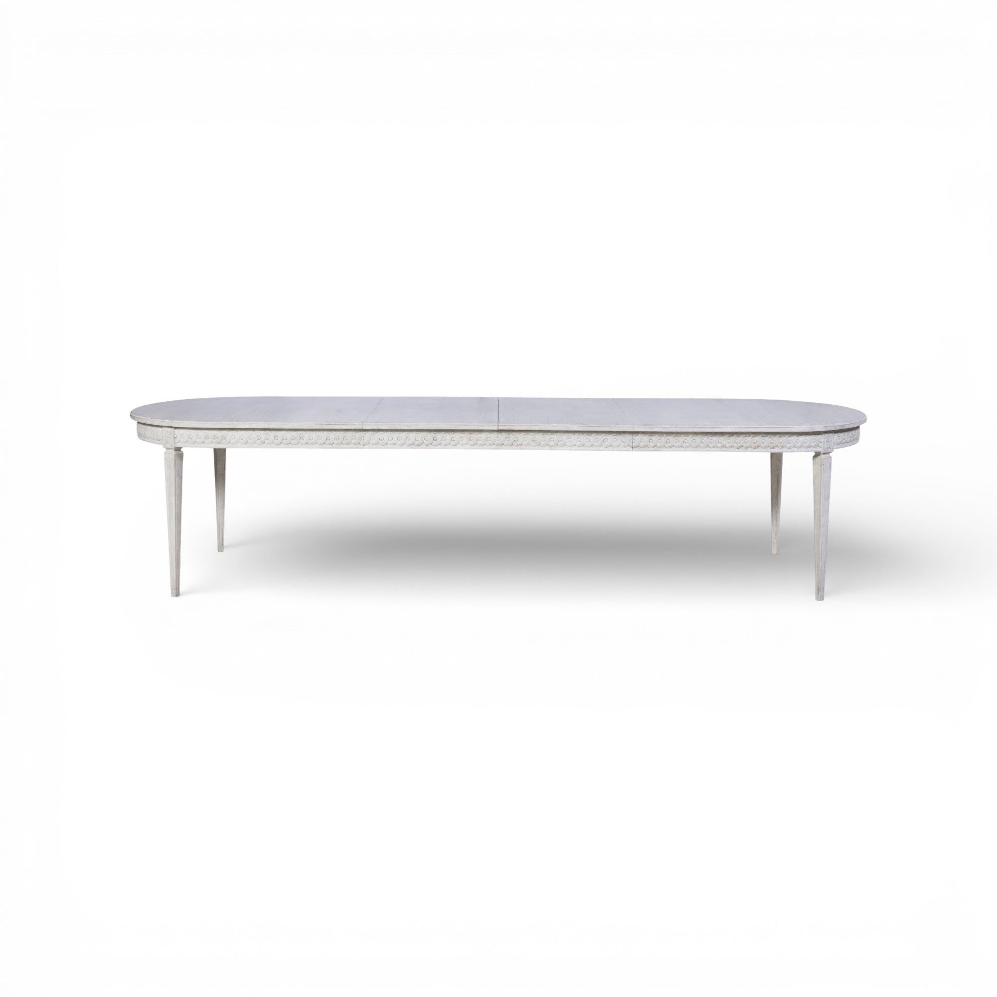 Lutetia Swedish Dining Table - Swedish Rubbed White