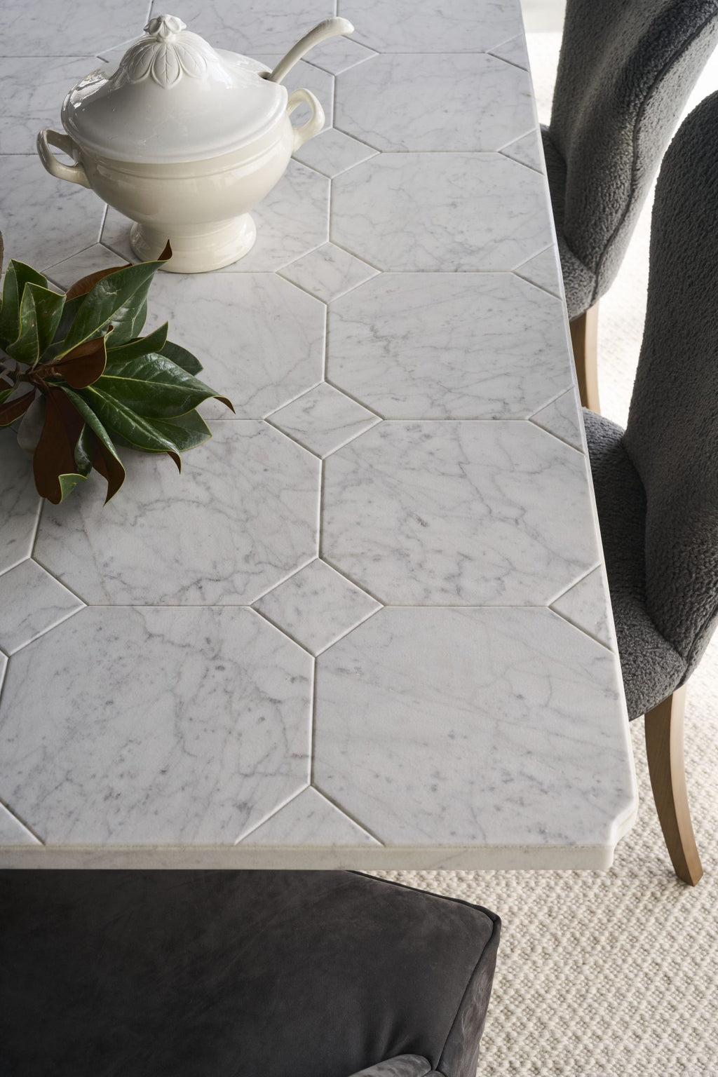 Lucca II Dining Table - Stone Top