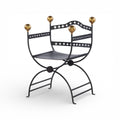 Dante Iron Savonarola Chair