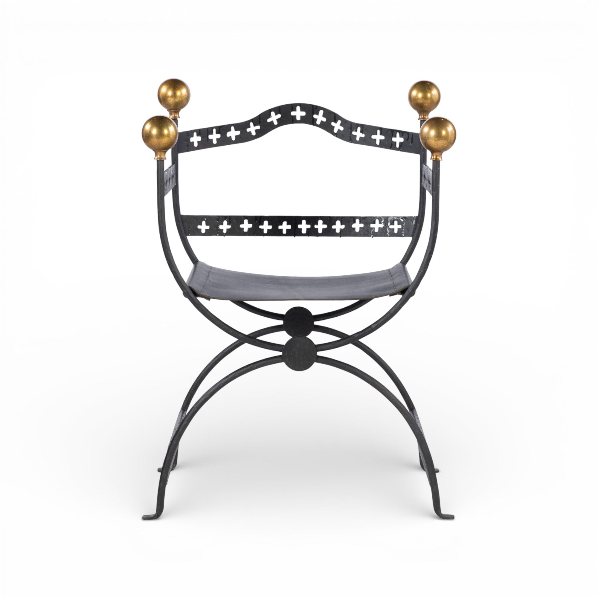 Dante Iron Savonarola Chair