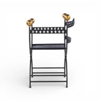 Dante Iron Savonarola Chair