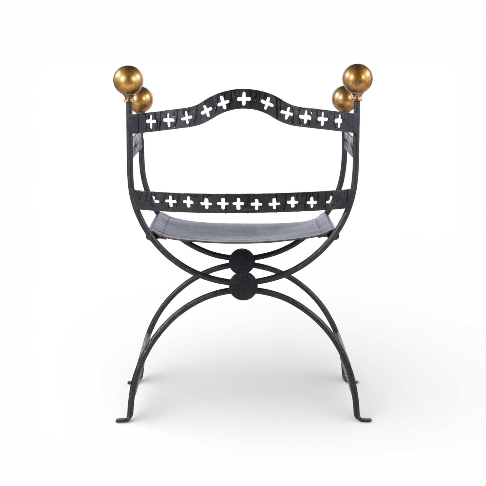 Dante Iron Savonarola Chair