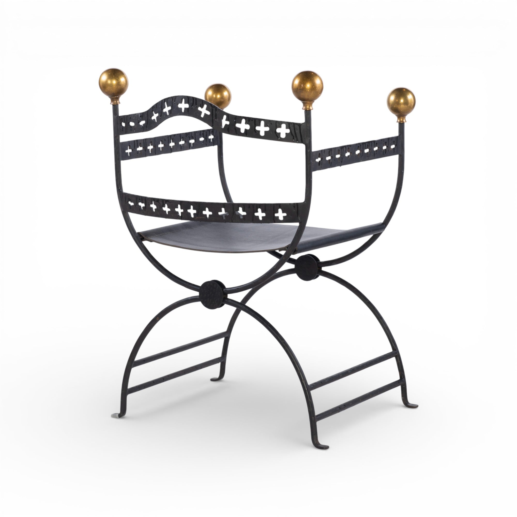 Dante Iron Savonarola Chair