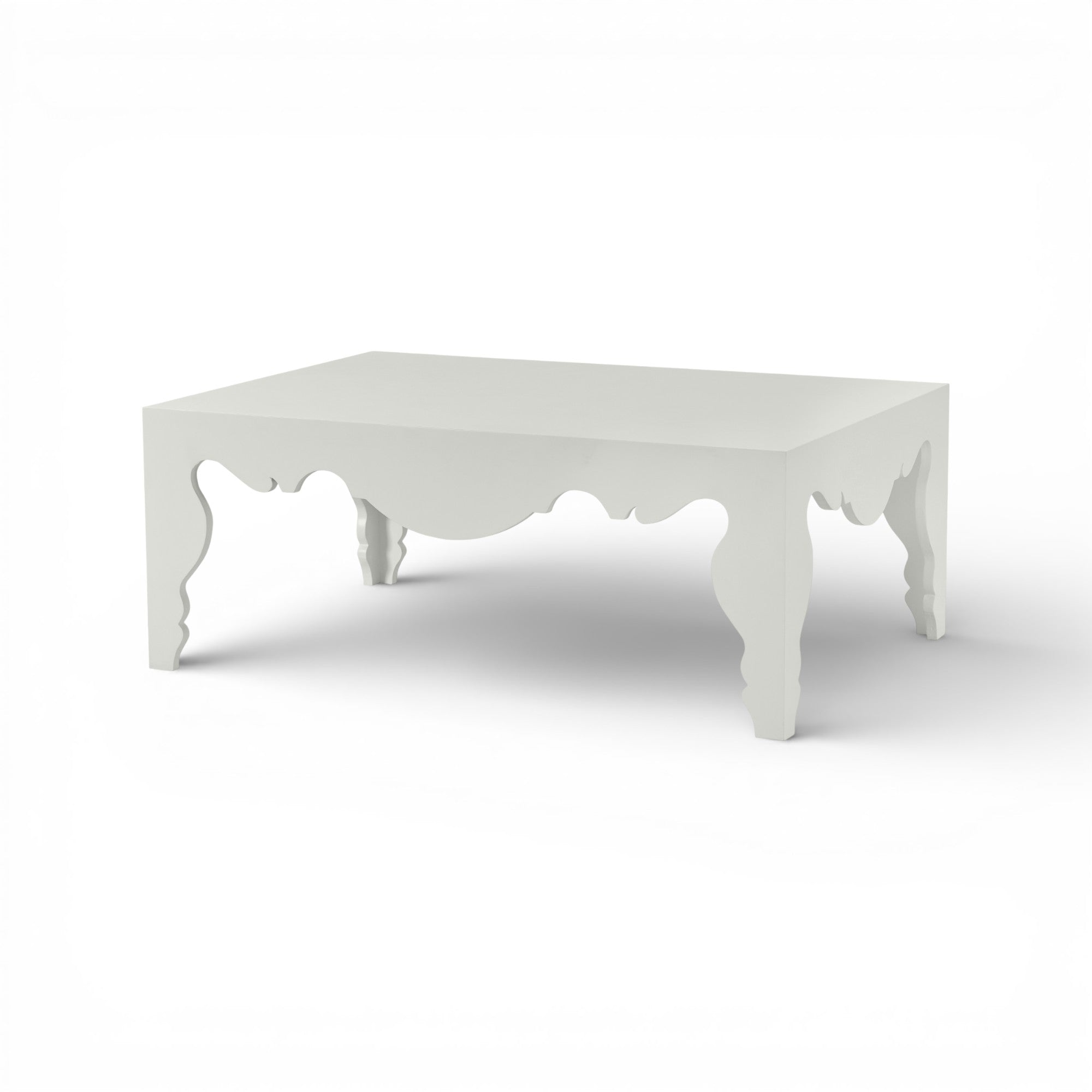 Sven Cocktail Table - French White Plaster