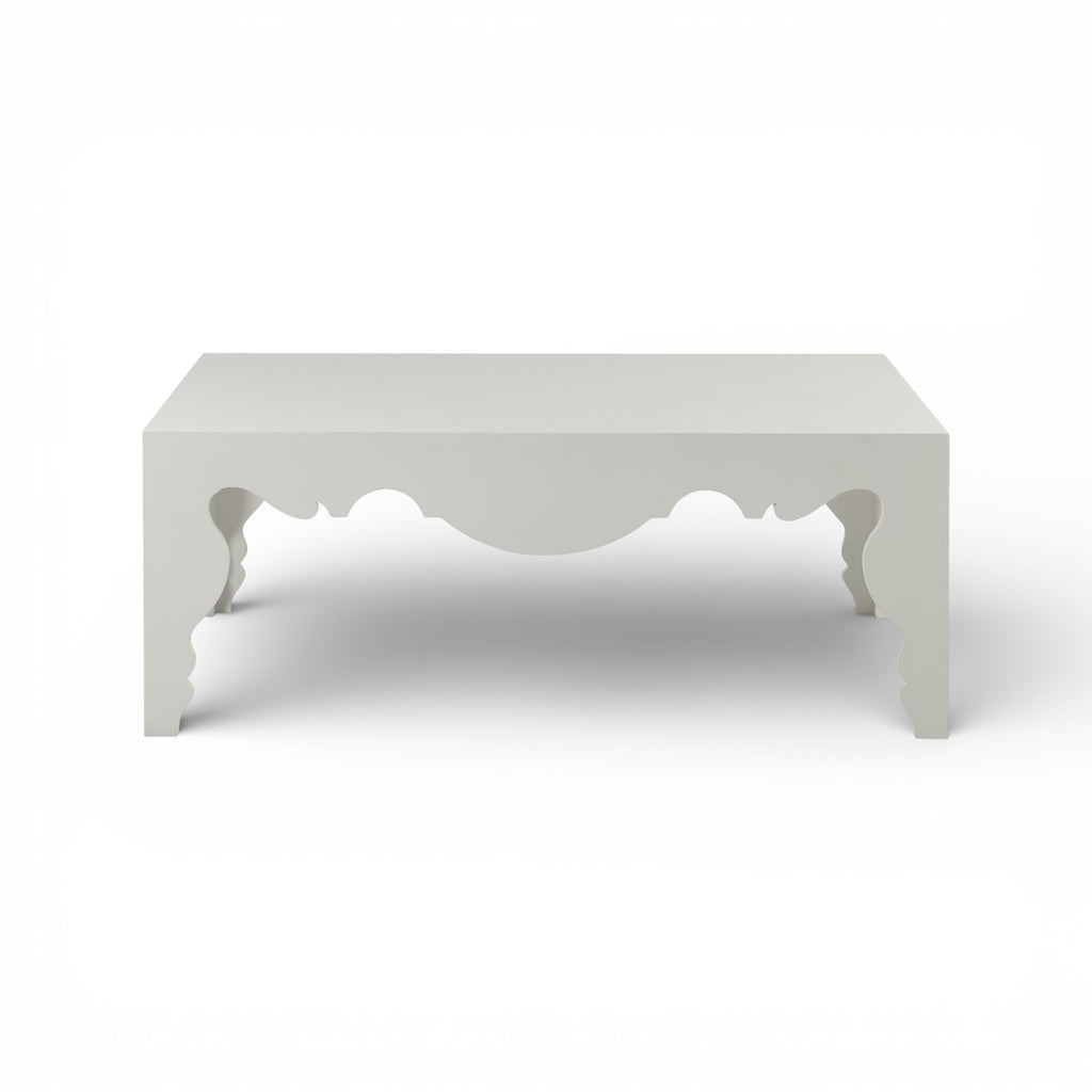 Sven Cocktail Table - French White Plaster