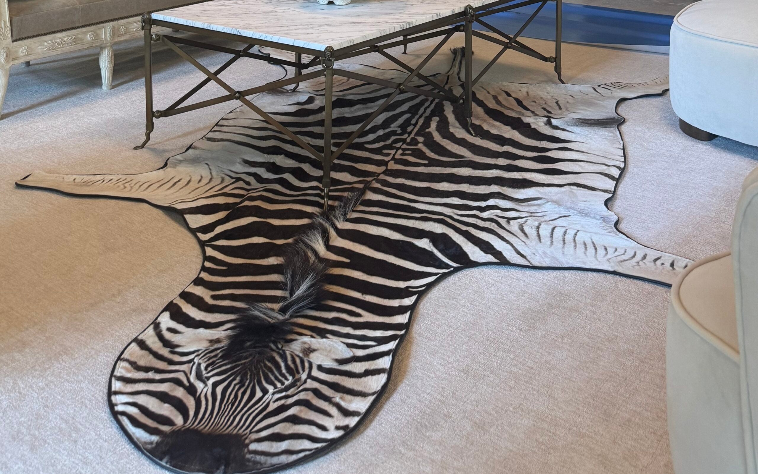 Zebra Hide Rug