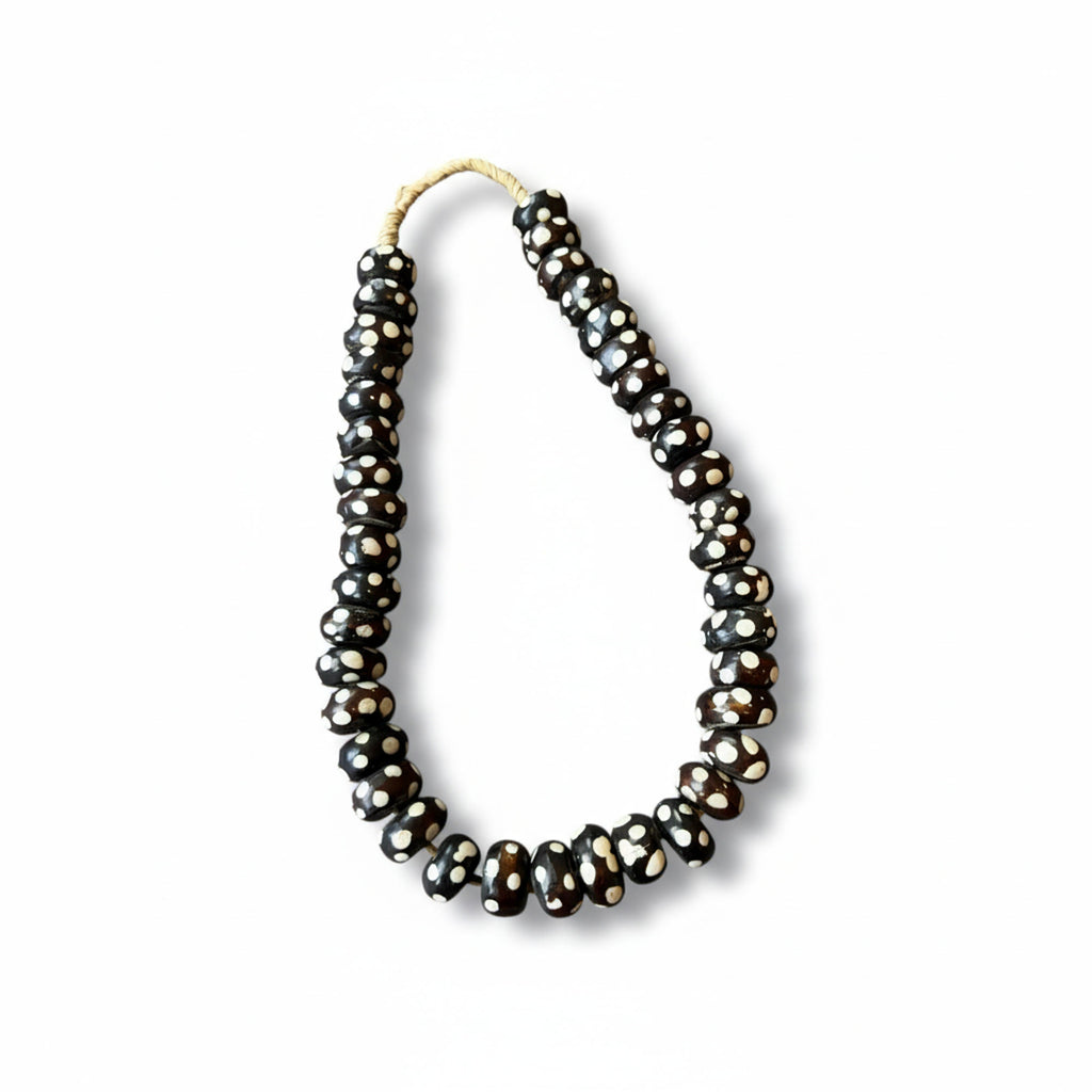 Black & White Bone Beads