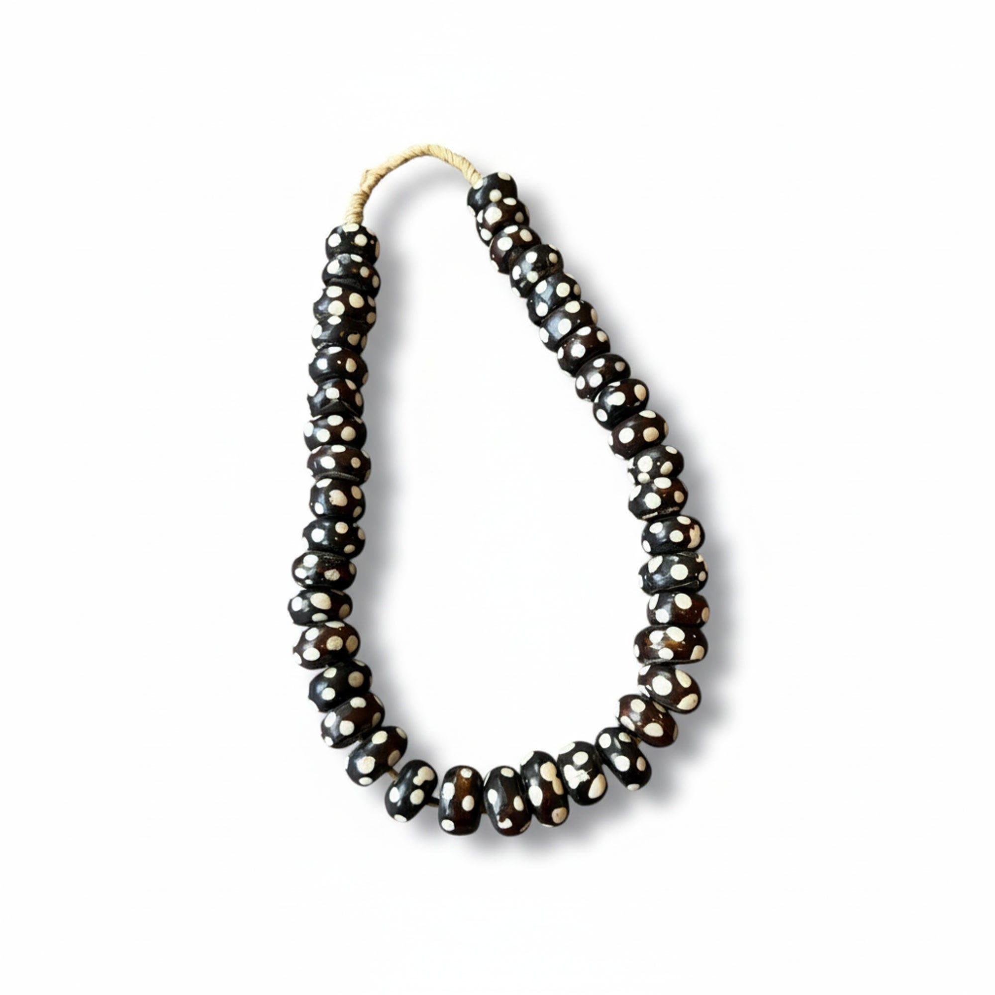 Black & White Bone Beads