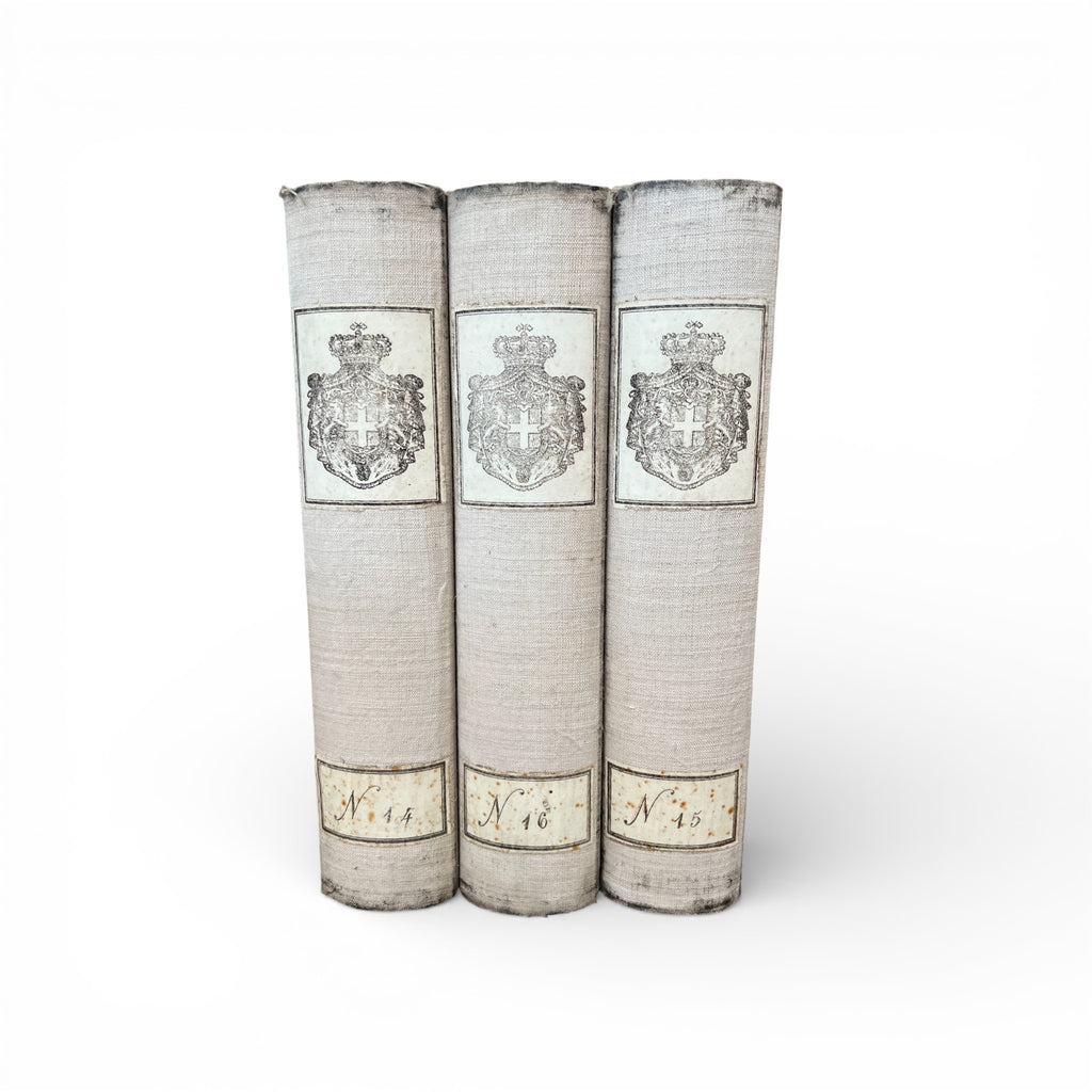 3 Book Boxes with Crown Detail