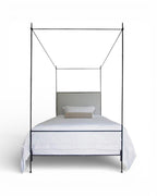 Maison Louis XVI Upholstered Canopy Bed