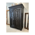 18th Century Italian Black Armoire