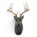 19th Century Black Forest Oak Stag Wall Mount