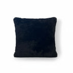 Black Fur Pillow