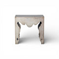 Maison Contemporary Rococo Martini Side Table with Painted Swedish Finish
