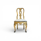 Set of 4 18th Century Italian Gilded Chairs from Lucca