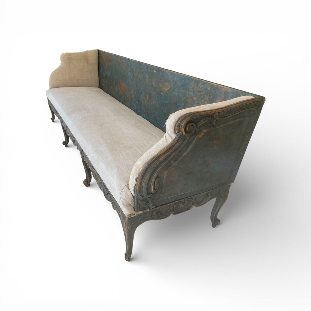 18th Century Large Swedish Trag Sofa
