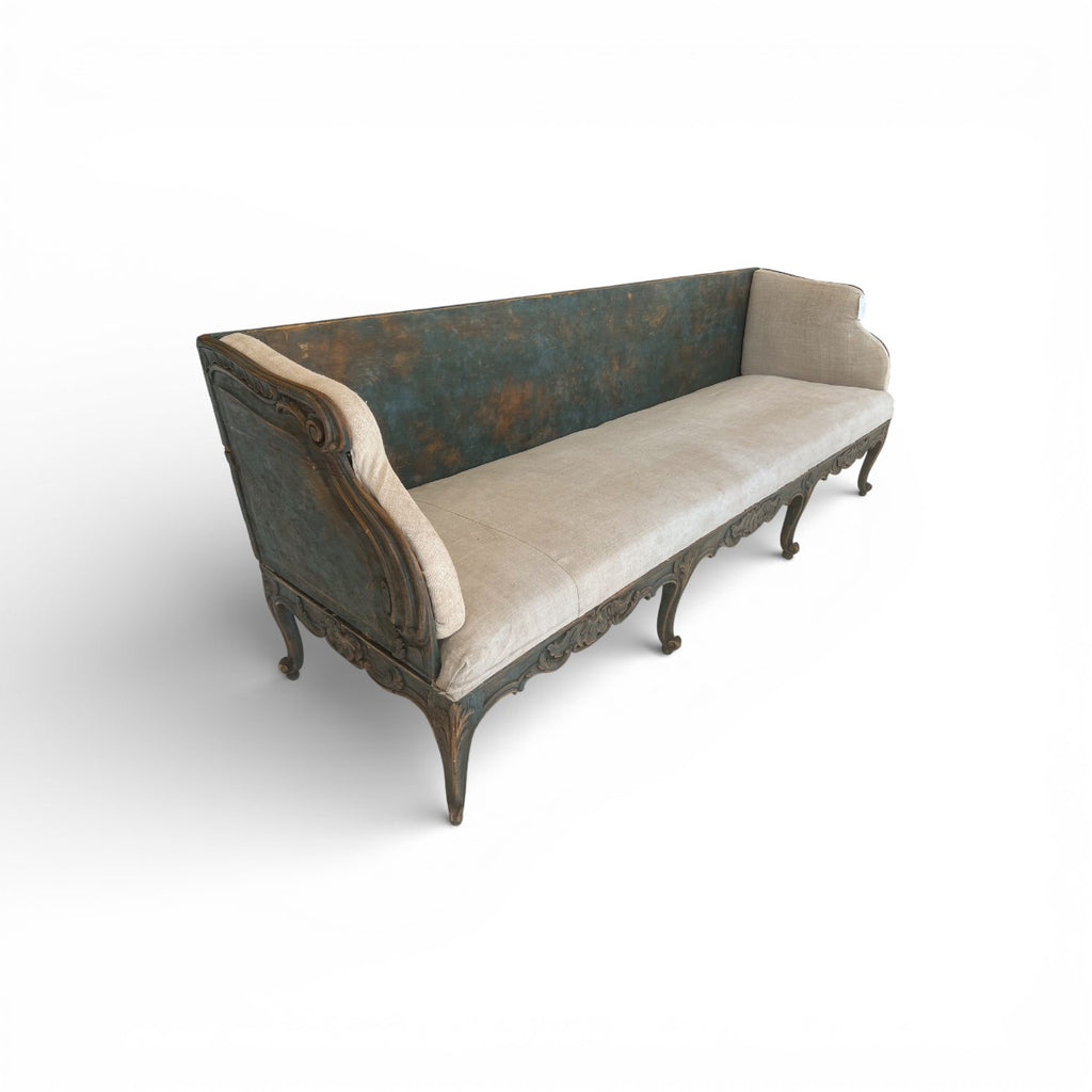 18th Century Large Swedish Trag Sofa
