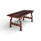 18th Century Spanish Walnut Trestle Table