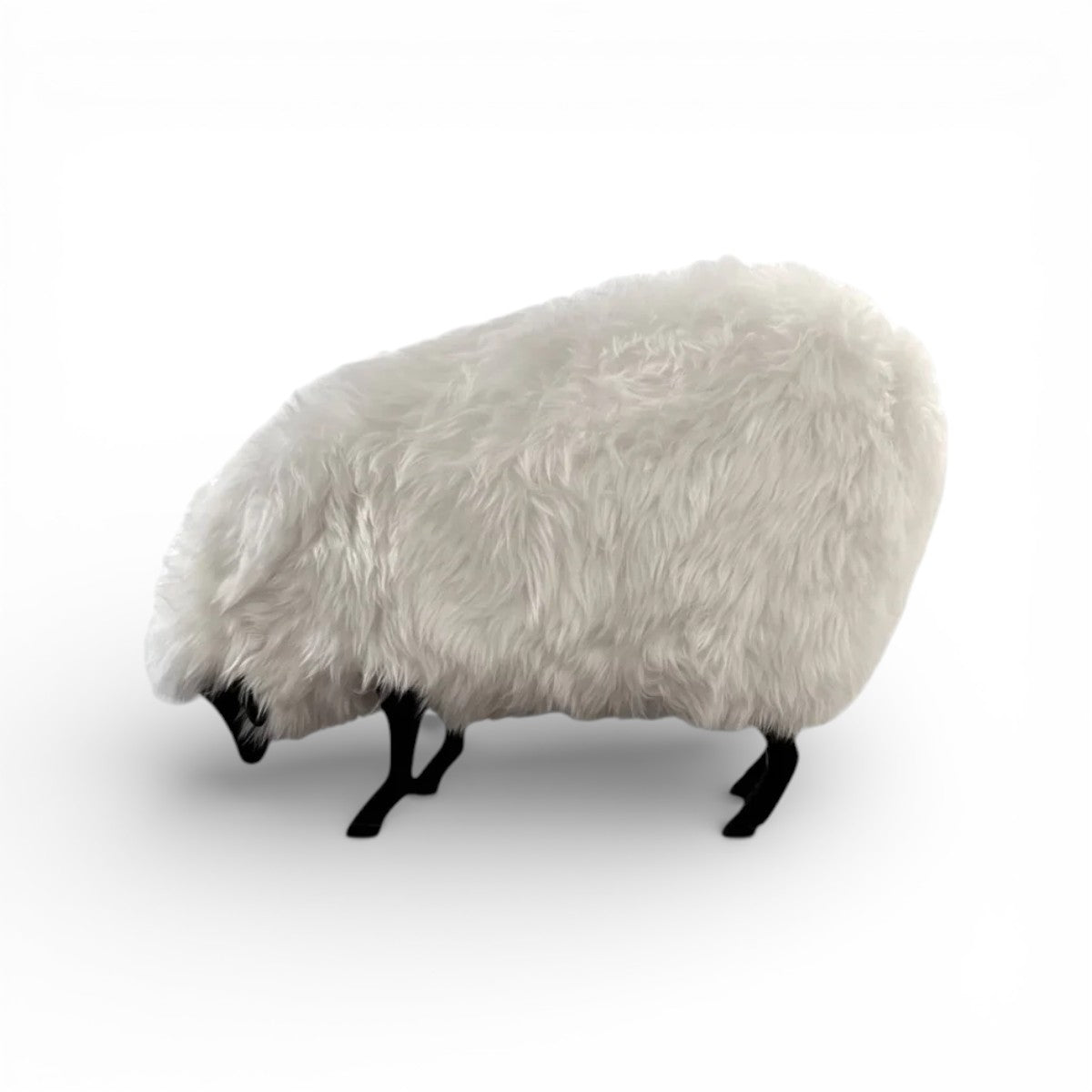 Maison Sheep Ottoman - White