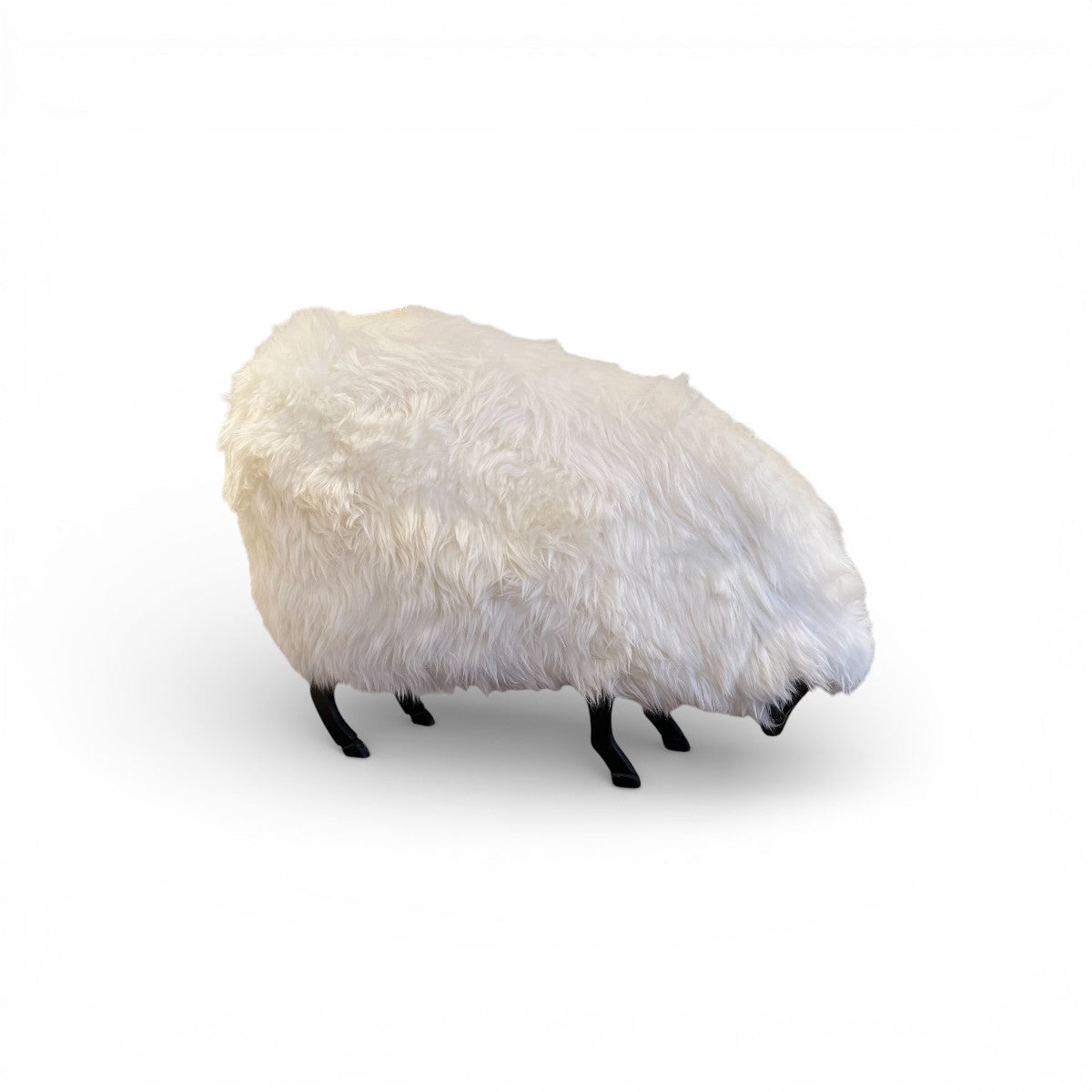 Maison Sheep Ottoman - White