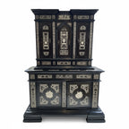 19th Century Italian Cabinet with Bone Inlay by Ferdinando Pogliani