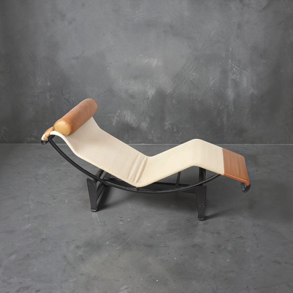 Mid-Century French Charlotte Perriand LC4 Chaise Rare B306