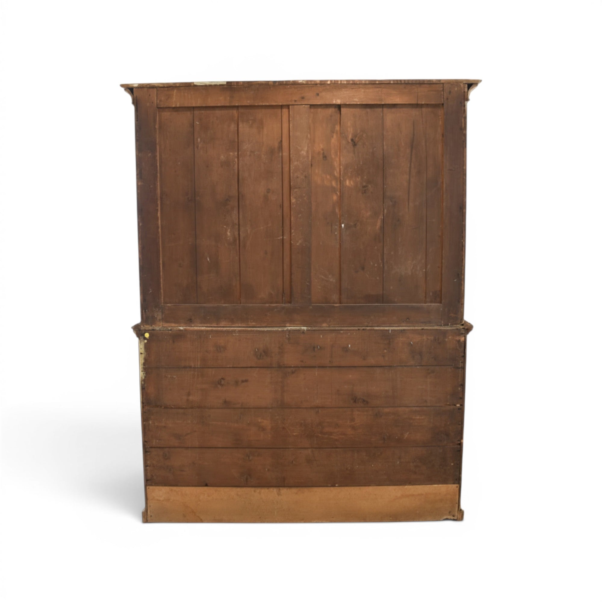 18th Century French Buffet Deux Corps - Original Scraped Patina