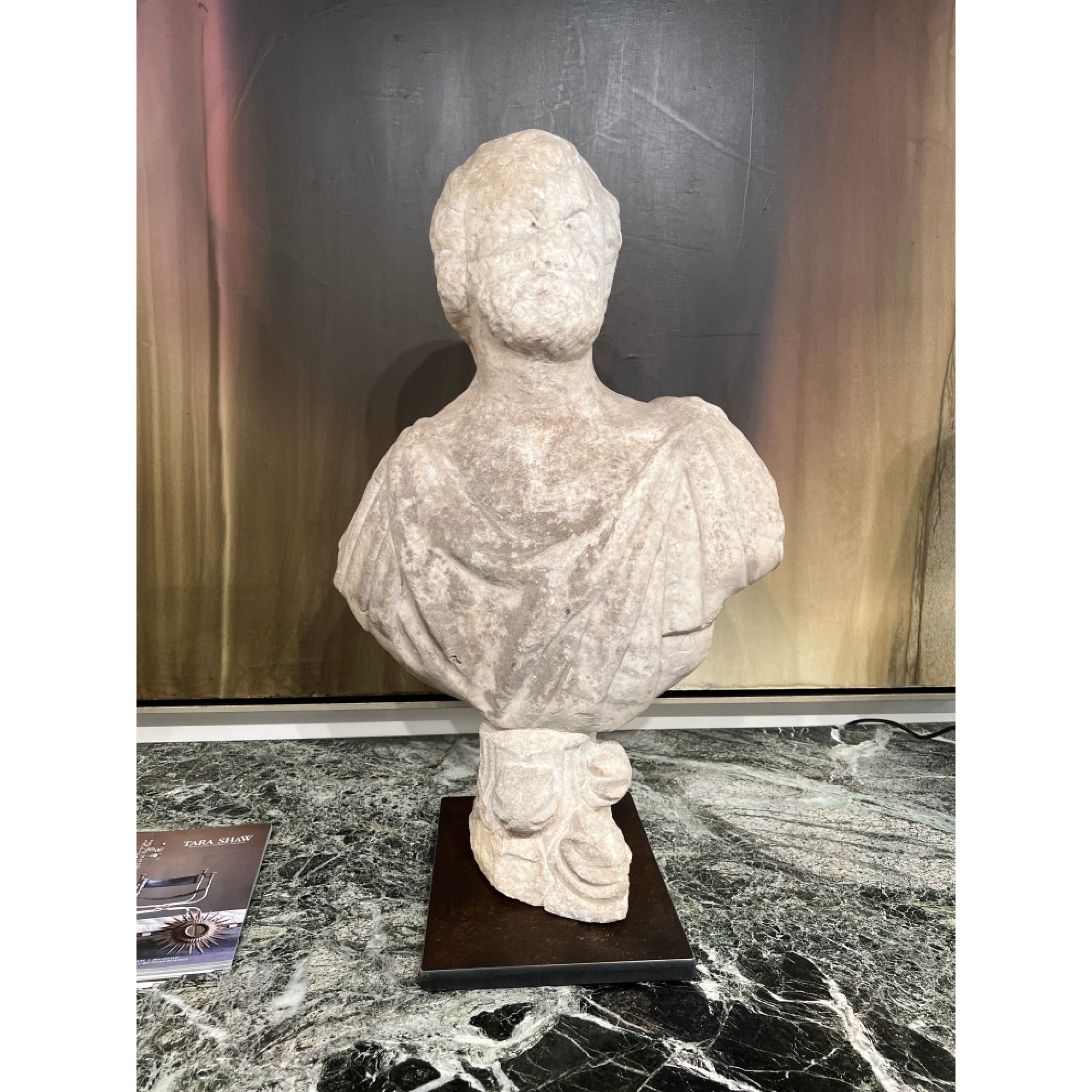 18th Century Italian Roman Emperor Marble Bust
