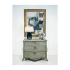 18th Century German Antique Painted Rococo Bombe Chest