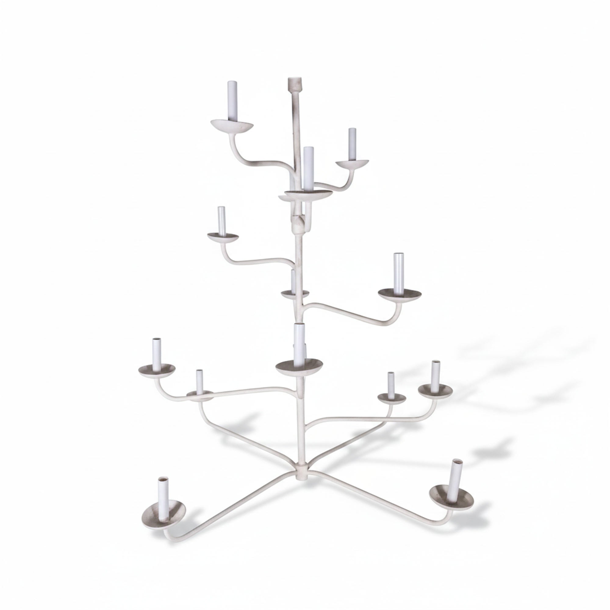 Maison Contemporary Plaster Iron Chandelier