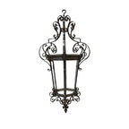 19th Century Italian Antique Scrolled Iron Lantern