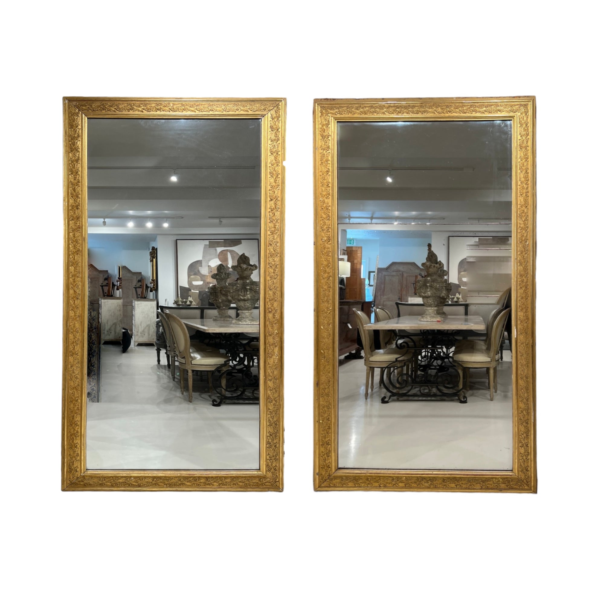 18th Century French Pair of Restoration Period Mirrors