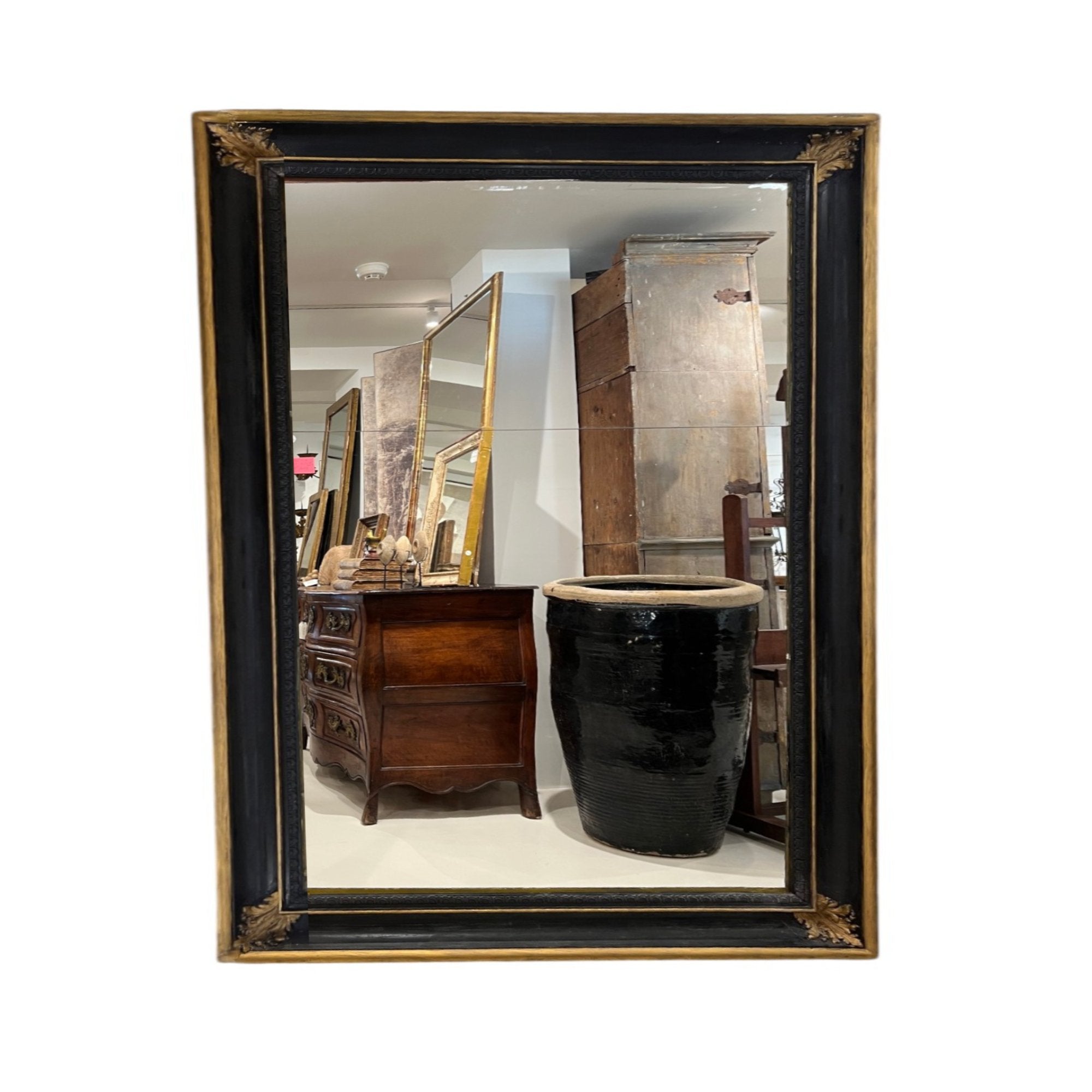19th Century French Napoleon III Large Floor Mirror