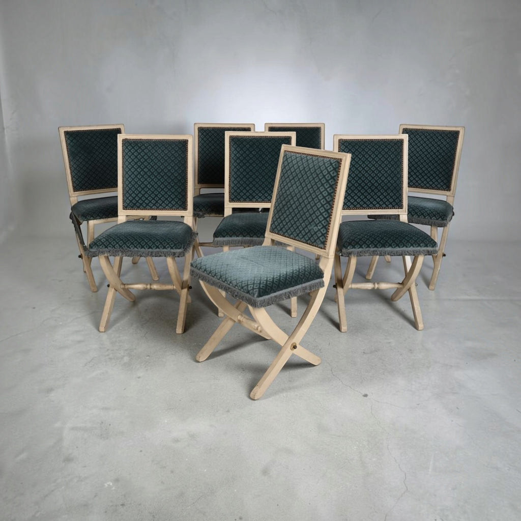19th Century French Set of 8 Directoire Style Chairs