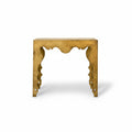 Maison Contemporary Rococo Console Table in Gold Leaf