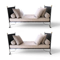 19th Century French Pair of Napoleon III Iron Daybeds