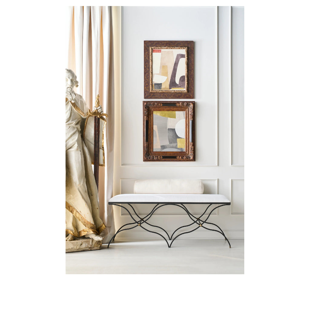 Elisabet Bench - Brass & Iron Knot