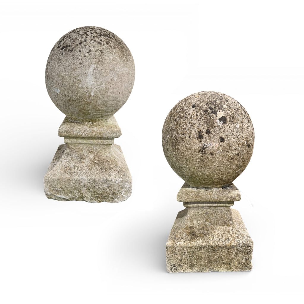 19th Century French Antique Stone Finials
