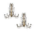 18th Century Italian Pair of Chandeliers from Genoa