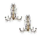 18th Century Italian Pair of Chandeliers from Genoa