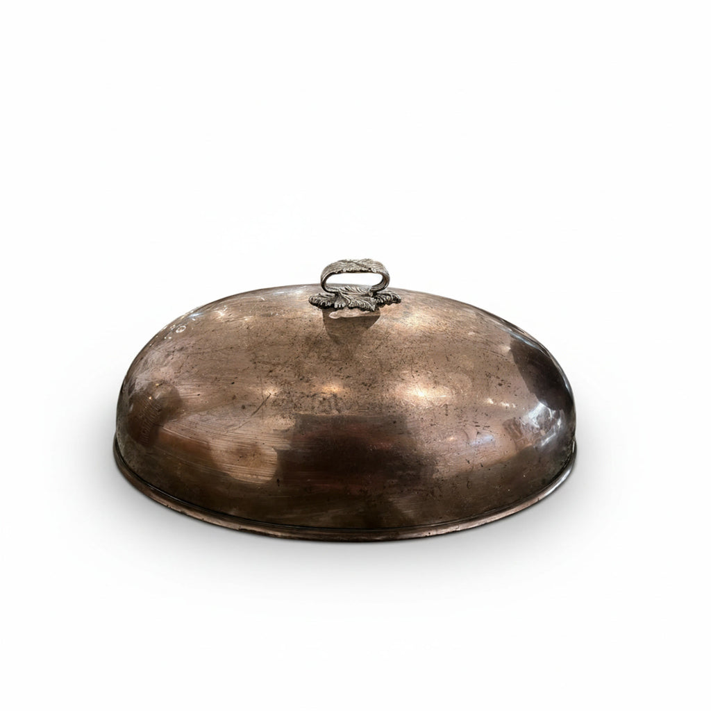 Large Silver Plate Cloche