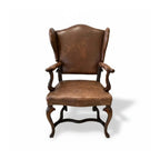 18th Century French Leather Reclining Chair