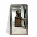 19th Century Louis Philippe Silverleaf Mirror - Large Scale