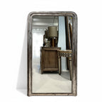 19th Century Louis Philippe Silverleaf Mirror - Large Scale