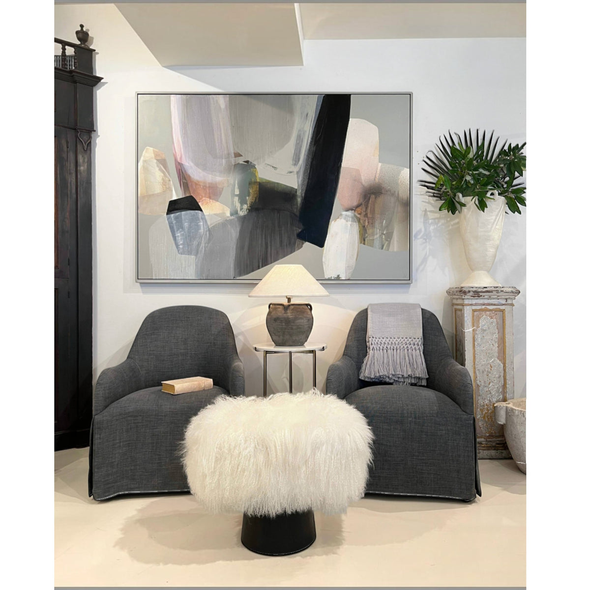 Auguste Skirted Chair (Two Available)