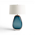 Blue Teardrop Table Lamp