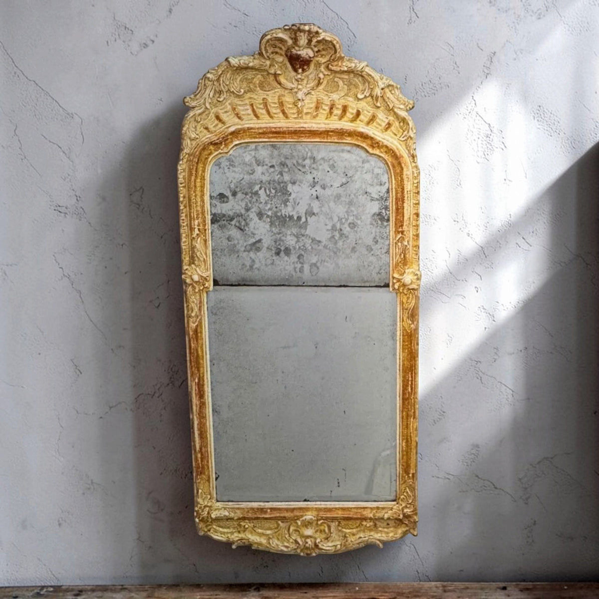 18th Century Rococo Mirror from Stockholm