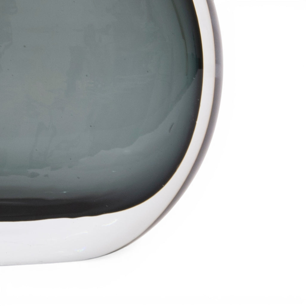 Smokey Oval Table Lamp