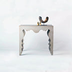 Maison Contemporary Rococo Console Table in Painted Swedish Finish